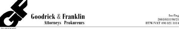 Goodrick & Franklin Attorneys logo